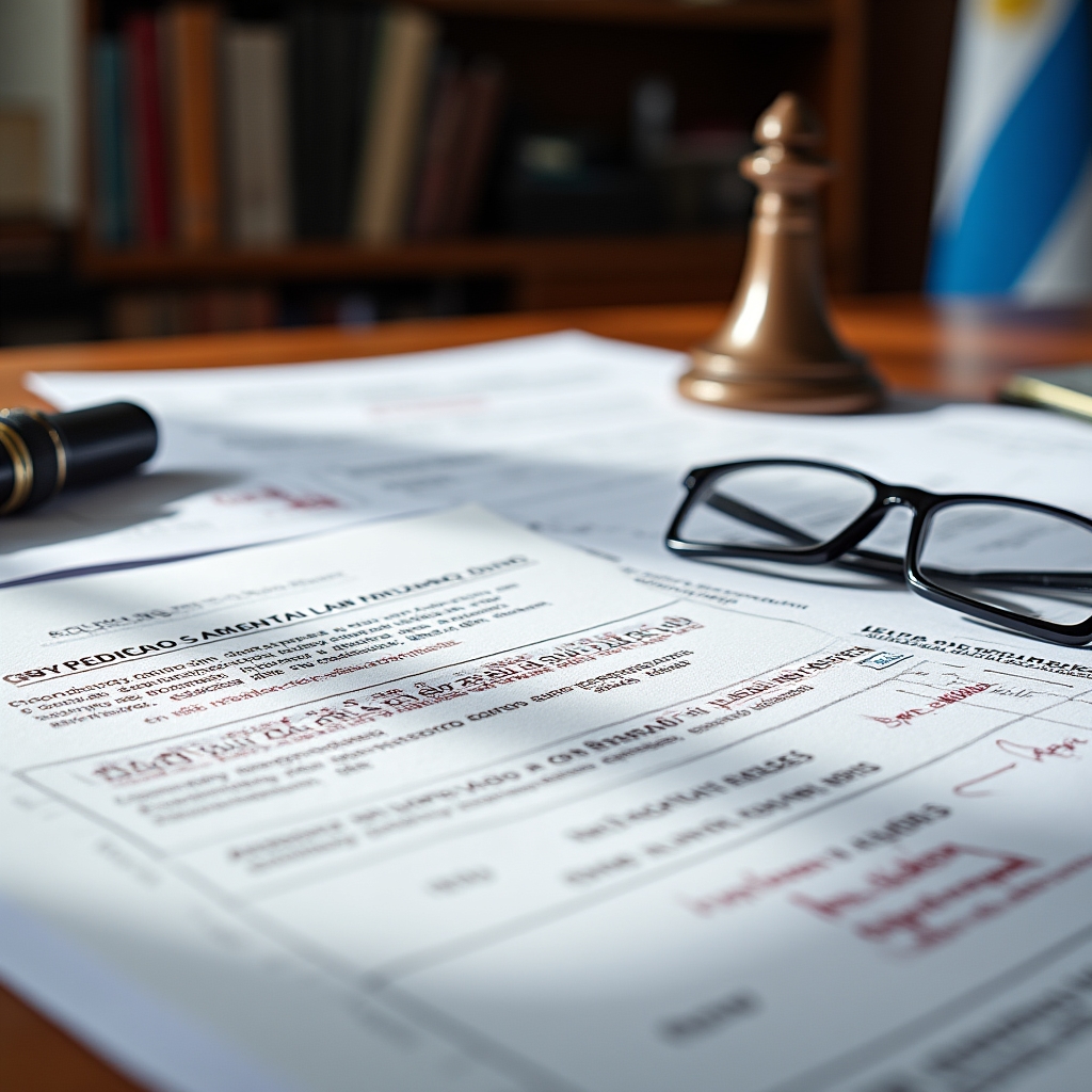 Argentine legal documents and regulations for property management